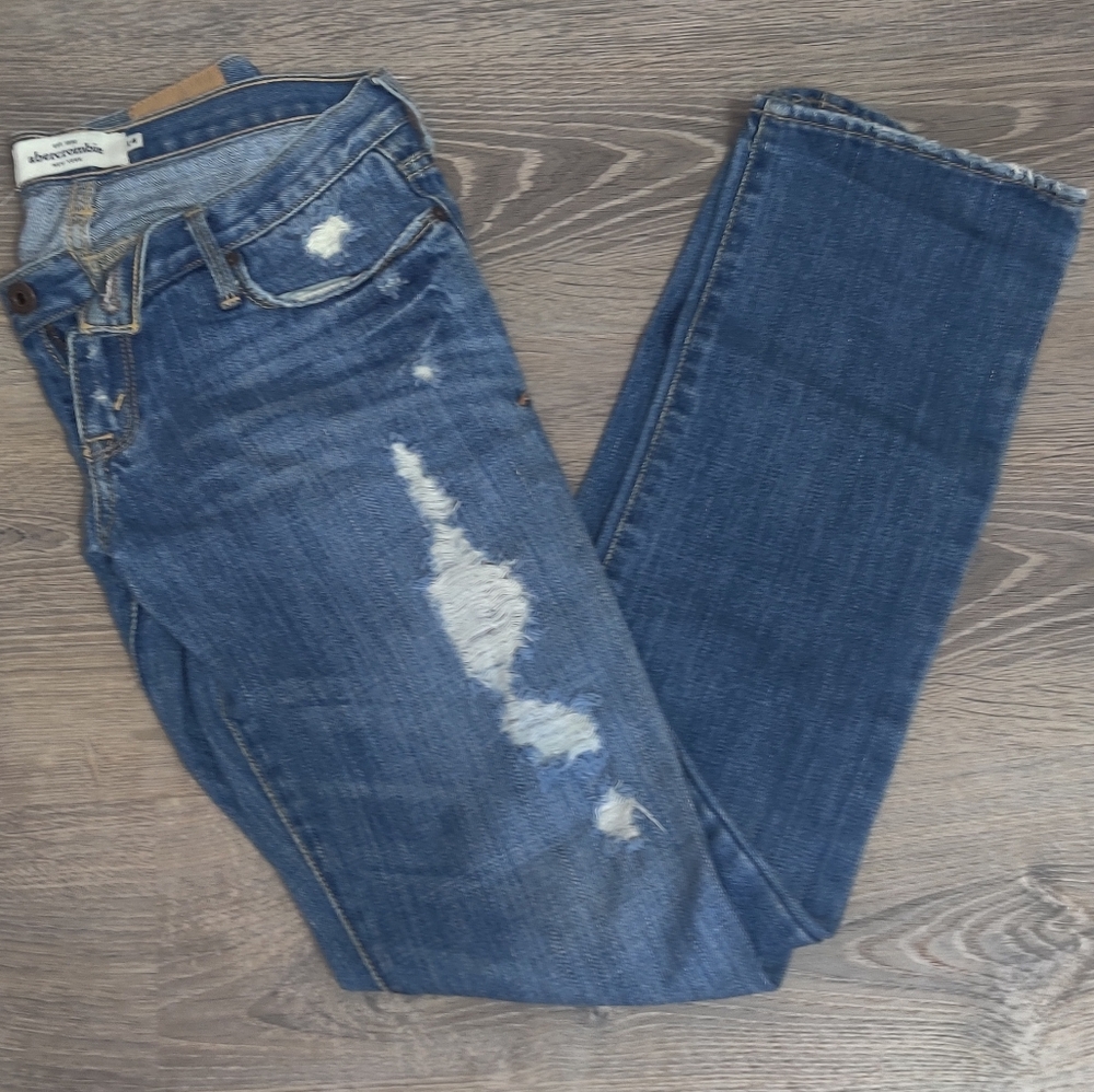 Abercrombie jeans girls 14 distressed